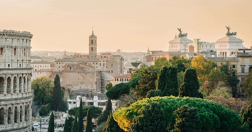 View of Rome, Italy