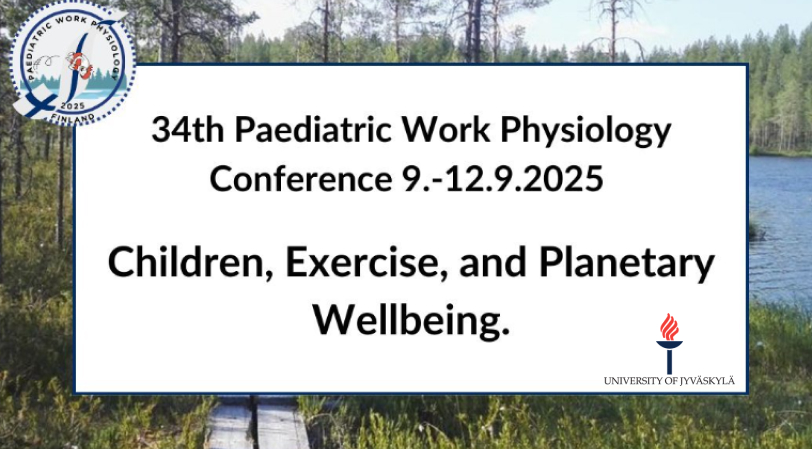 34th Paediatric Work Physiology Conference banner