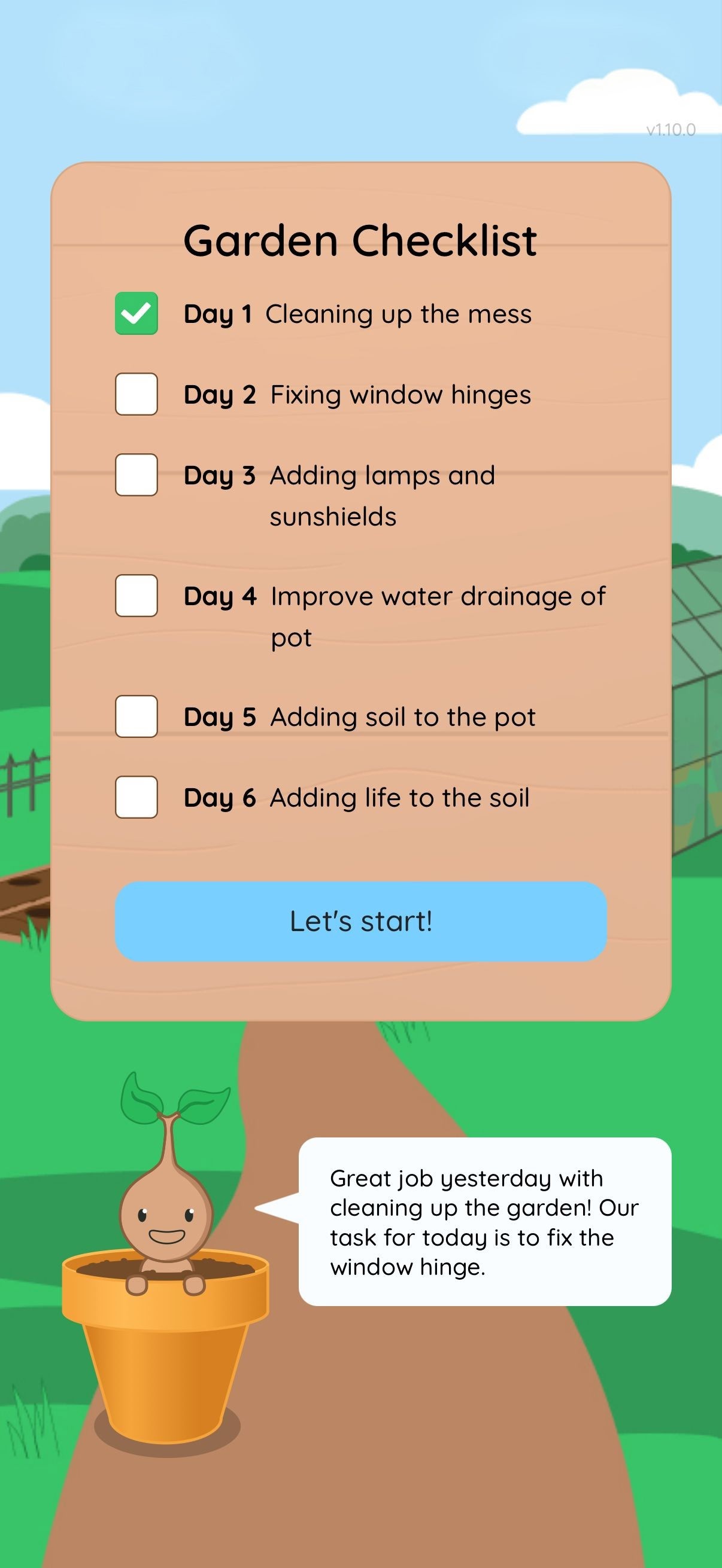 Garden Checklist screenshot